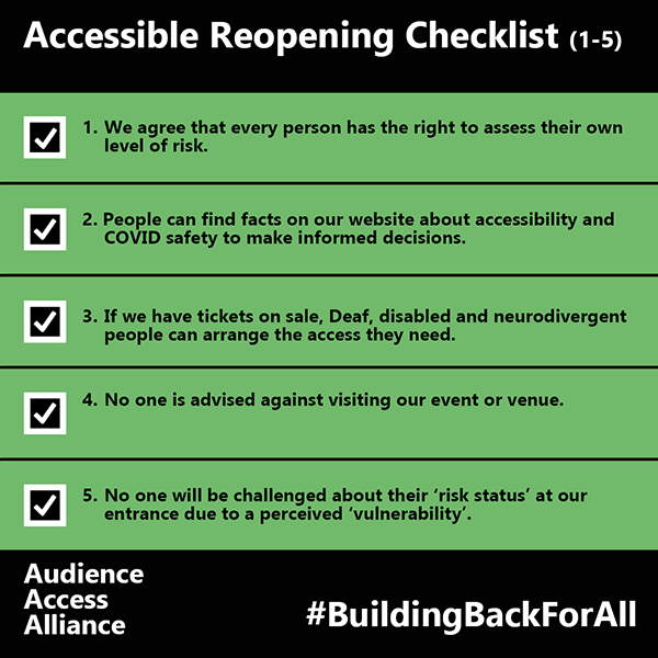 Accessible Reopening Checklist